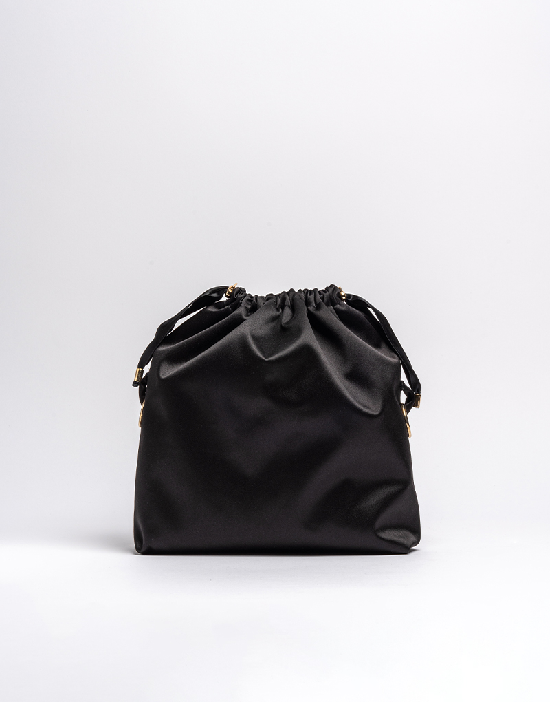 Necessaire Lady Cetim Preto Lux
